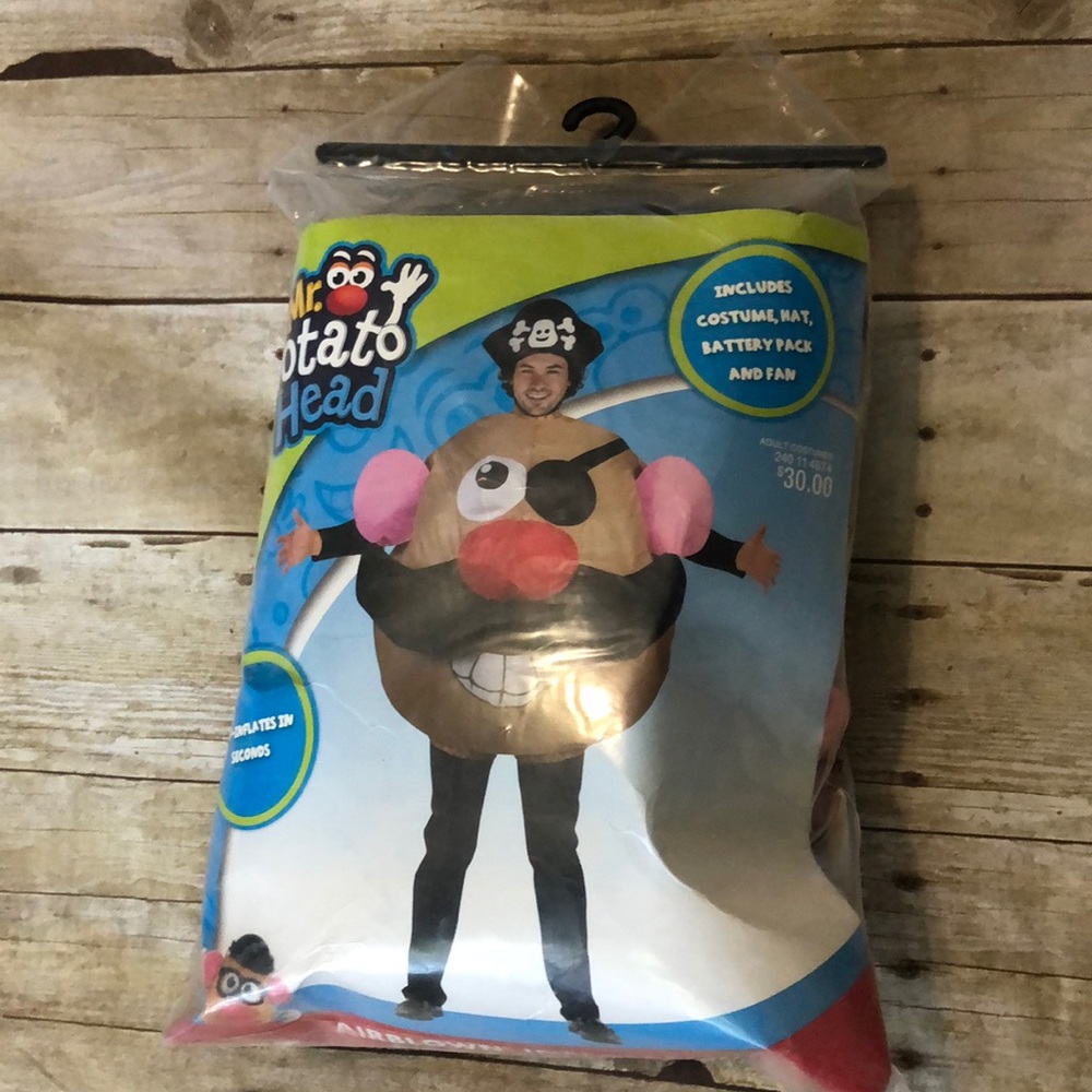 NWT adult Mr Potato Head inflatable costume